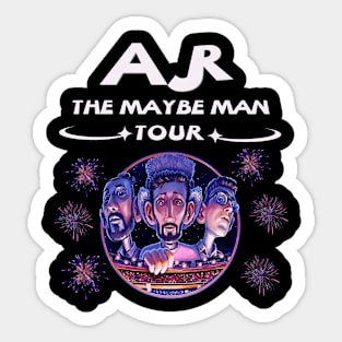 AJR the Maybe men tour 2024 Fireworks Sticker